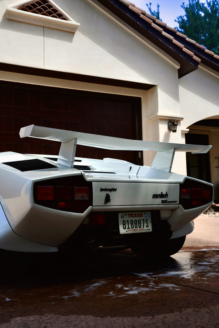 Lamborghini Countach detailed by RDR Detailing in Austin, TX