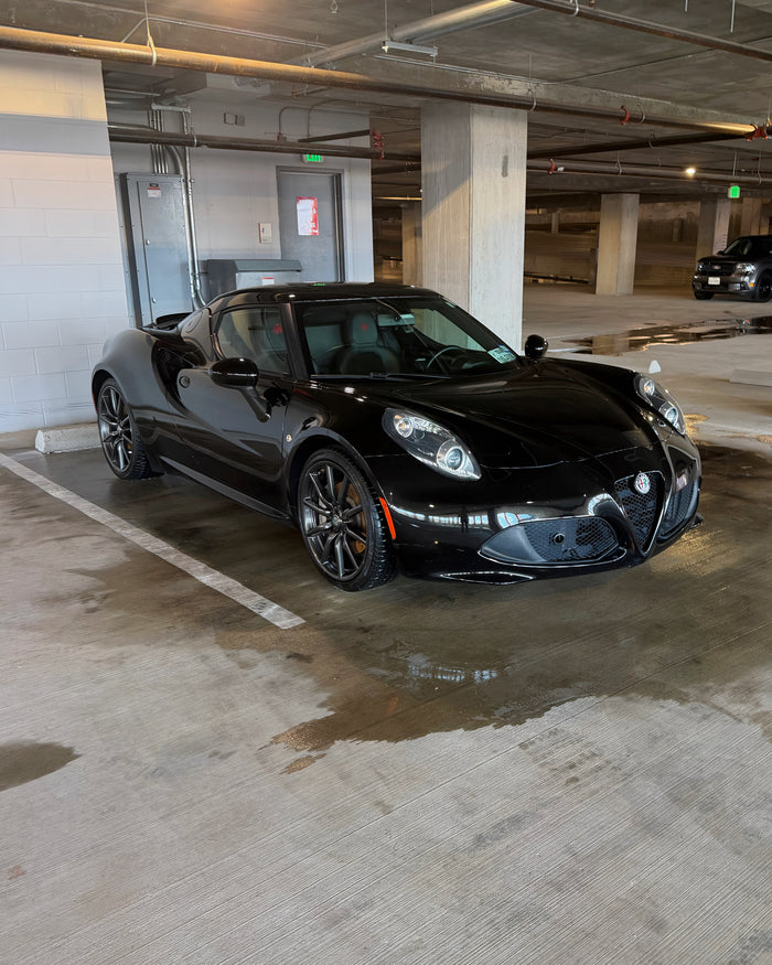 Alfa Romeo 4C detailed by RDR Detailing in Austin, TX